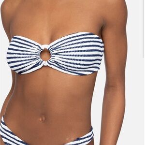 MC2 Saint Barth - Striped Blue and White Bikini SET